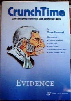 Full Download Evidence Crunchtime By Steven L Emanuel