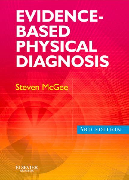 Read Online Evidencebased Physical Diagnosis By Steven Mcgee