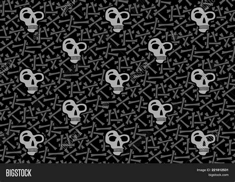 Evil Pattern Bones Vector & Photo (Free Trial) Bigstock
