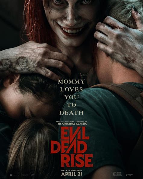 Evil dead rise movies. iCheck4U. At 31 mins 50 seconds a rope / electric cable from the elevator is dropped down and wraps around a persons neck lifting them up in the air. The person struggles, and tries to escape. Other ropes then also wrap around the persons arms and legs. The person screams in pain and the scene changes. 