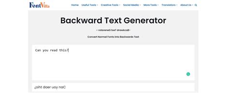 Evil spelled backwards.  Thanks to our new backward text generator you can reverse an...