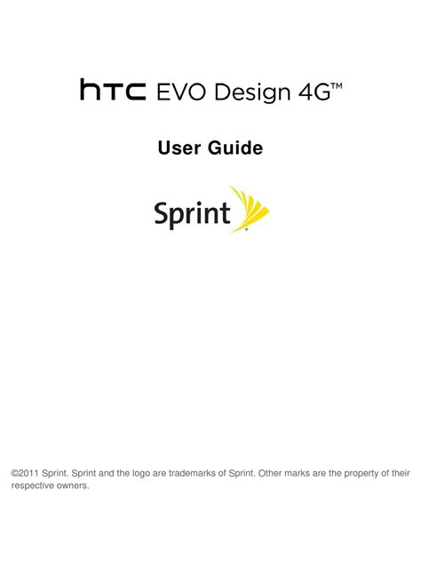 Evo Design User Manual Htc