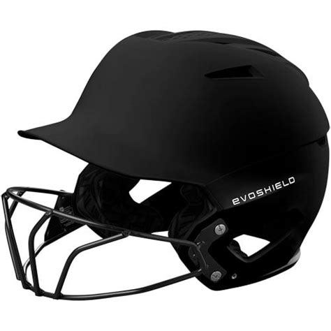 EvoShield XVT 2.0 Baseball Matte Batting Helmet Medium Black