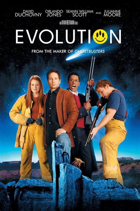 Evolution the movie. Alienators: Evolution Continues: With Kirby Morrow, Andrew Francis, Adrian Holmes, Kim Hawthorne. When a meteor, bearing a Trojan Horse worth of rapidly-evolving organisms, crashes into The Earth, it's up to Dr. Ira Kane, Dr. Harry Block and their friend Wayne to unite as an anti-alien defense force known as The Alienators. 