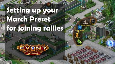 Evony best pvp march. Evony Kings Return is a popular mobile strategy game that allows players to build and expand their own cities, train armies, and conquer territories. One of the key aspects that se... 