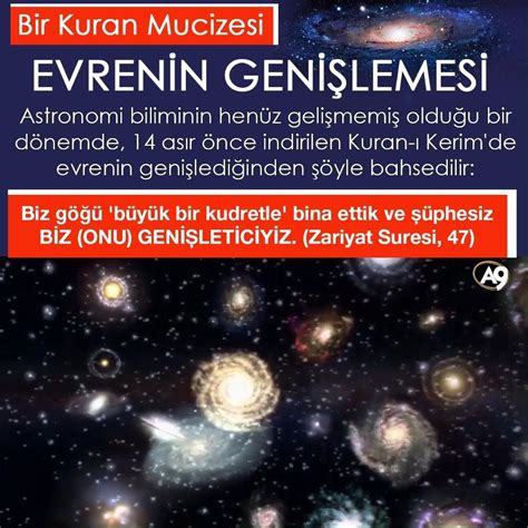 Evrenin şişmesi-genişlemesi ve Kuran kuran mucizeler.