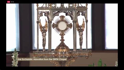 Join us for adoration live from the EWTN Chapel, every day from 9:30 am to 6 pm ET.. 