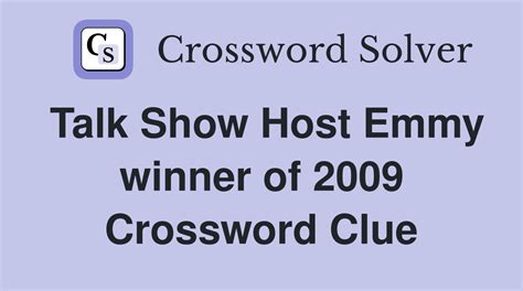 Ex“Talk Show Host - Crossword Clue Answers - Crossword Solver