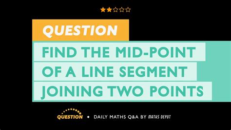 Ex Midpoint of a Segment YouTube
