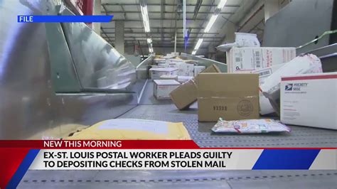 Ex-St. Louis postal worker admits to depositing checks from stolen mail