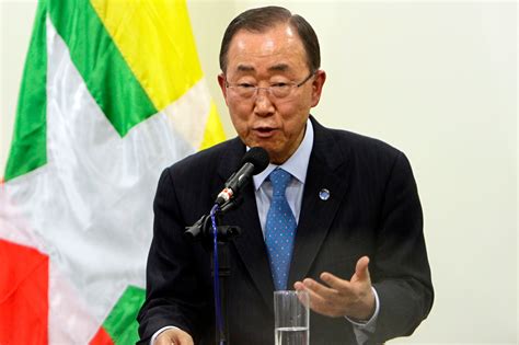 Ex-UN Secretary-General Ban Ki-moon on surprise Myanmar trip