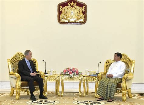 Ex-UN head Ban Ki-moon urges army to end Myanmar violence