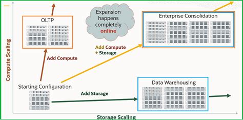 Exacs scaling.  Review the existing usage to avoid failures during or after a scale...