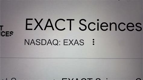 On November 30, 2023, Exact Sciences Corporation (NASDAQ:EXAS) stock closed at $64.00 per share. One-month return of Exact Sciences Corporation (NASDAQ:EXAS) was -4.51%, and its shares gained 38. .... 