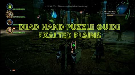 Exalted plains puzzle. Solution/Walkthrough to the Dead Hand Elven Ruins Puzzle in the Exalted Plains area of Dragon Age: Inquisition.Check out more DA: I content on my site: https... 