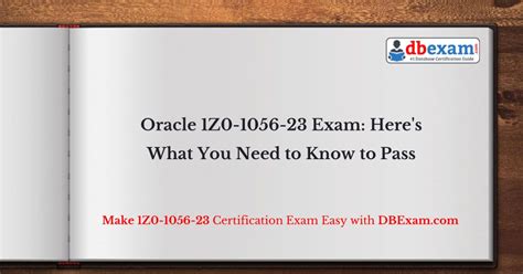 Exam 1z0-1056-23 Collection Pdf