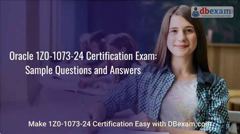 Exam 1z0-1073-24 Vce