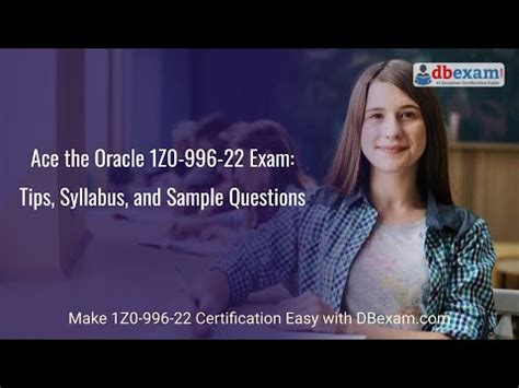 Exam 1z0-996-22 Consultant