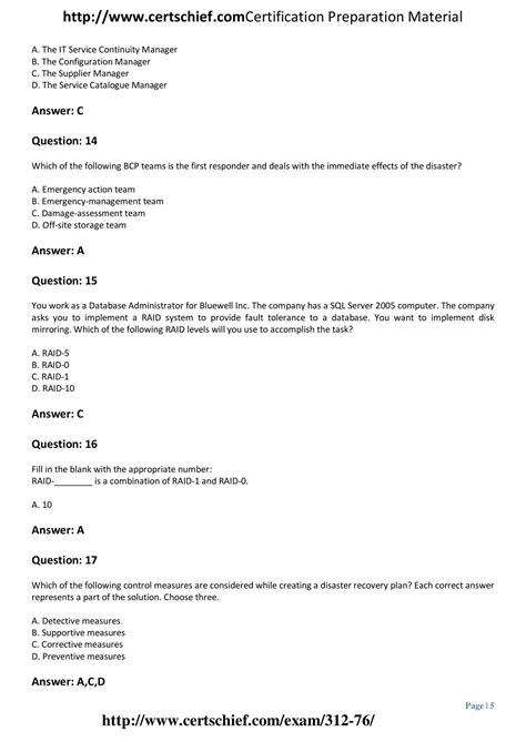 Exam 312-76 Materials