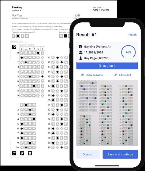 Exam Answer Sheet Scanner Application