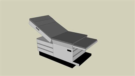 Exam Bed 3d Model