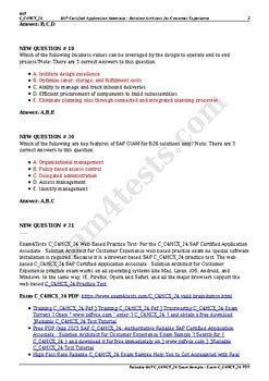 Exam C-C4HCX-2405 Revision Plan