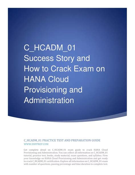 Exam C-HCADM-01 Overviews