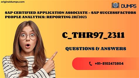 Exam C-THR97-2311 Dumps