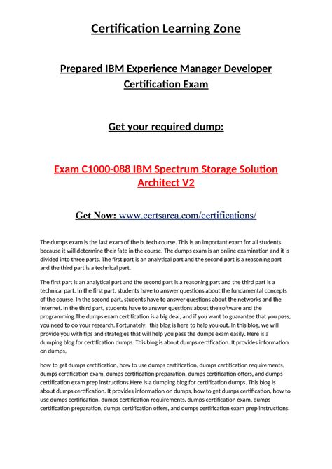 Exam C1000-088 Learning