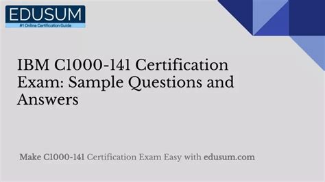 Exam C1000-141 Certification Cost