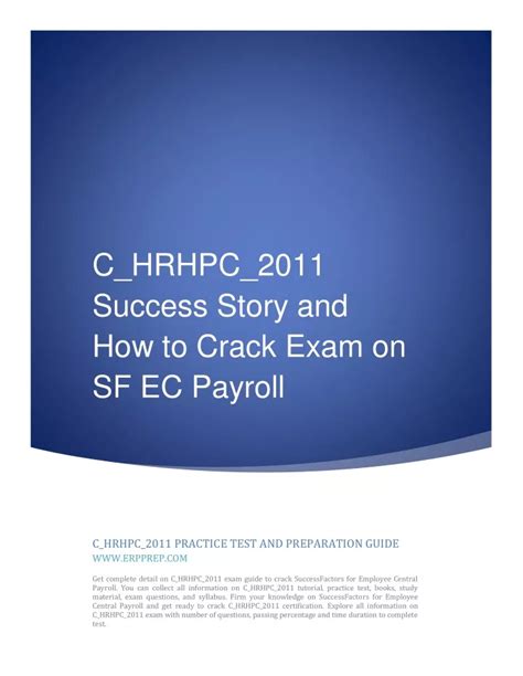 Exam C_HRHPC_2011 Sample