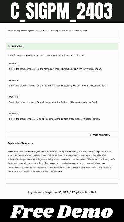 Exam C_SIGPM_2403 Reference