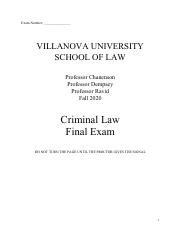 Exam Database Villanova Law