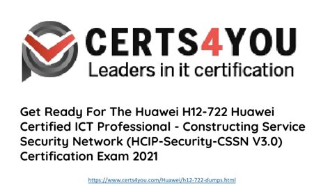 Exam H12-722 Certification Cost