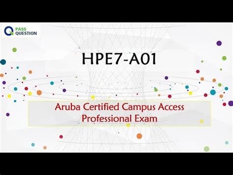 Exam HPE7-A01 Training