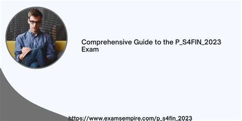 Exam P_S4FIN_2023 Overviews