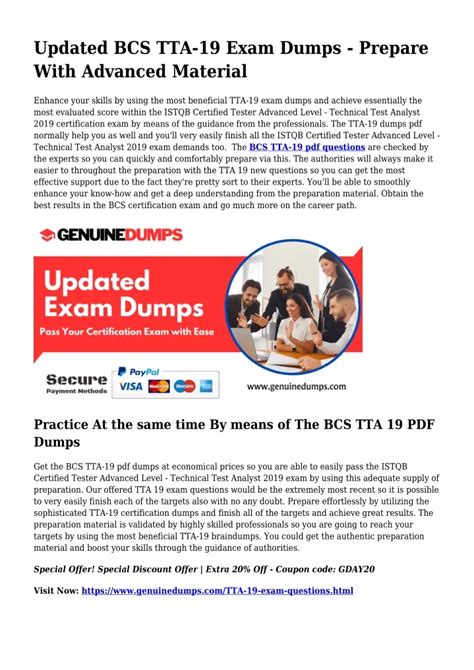 Exam TTA-19 Review