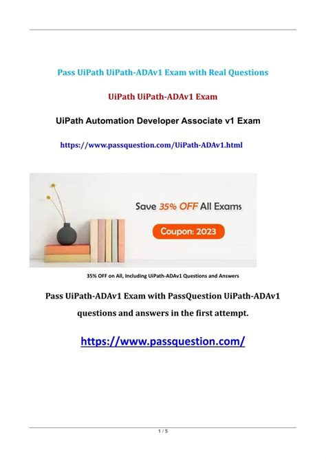 Exam UiPath-ADAv1 Discount