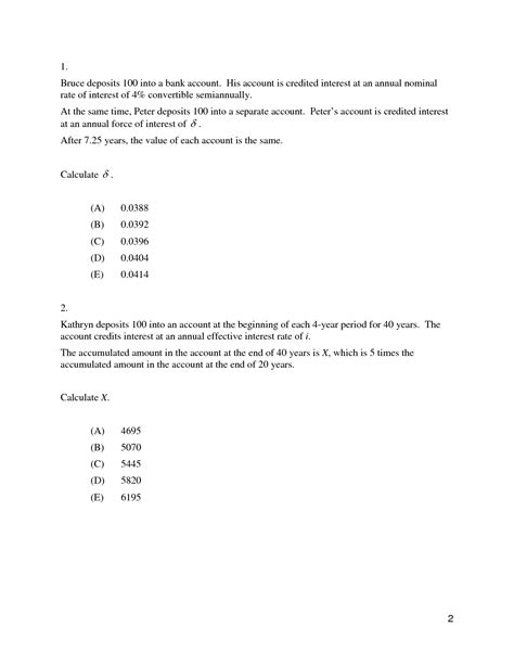 Exam fm sample questions solutions.  It contains 35 multiple choice questions t...