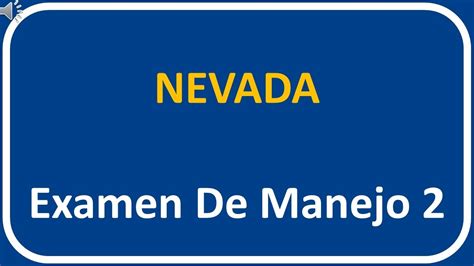 Examen de manejo nevada 2023. Things To Know About Examen de manejo nevada 2023. 