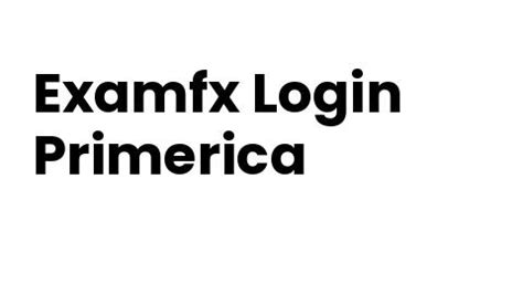 User Login - ExamFX - AscendBase. 