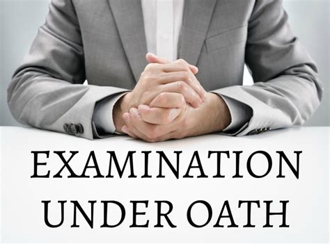 Examination Under Oath (EUO) & the Pandemic West Palm …