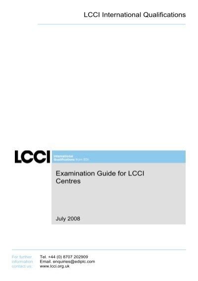 Examination guide for lcci centres 2013. - Manual de la ompi de redacción y solicitudes de patente edición en español.