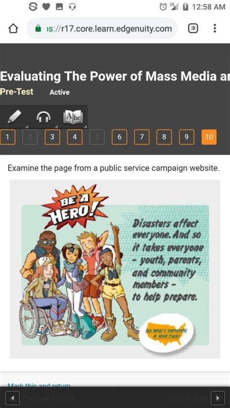 Examine the page from a public service campaign website. Answer: Public service advertisings are the promotion or publicity techniques by product-based companies.The advertisements are done to launch the product in the market and attract the target customers.. Explanation: Three sentences which are explaining how two or more elements of the advertisement convey the viewpoint … 