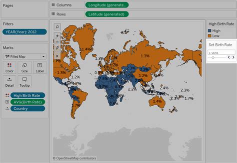 Example: Add a Parameter to a Map View - Tableau