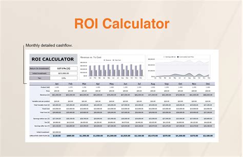 Example Roi Calculator Excel Natural Buff Dog