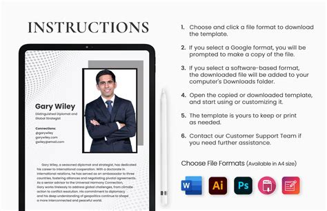 Example of a political bio examples for students