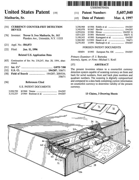 Example patent front page. Download Scientific Diagram