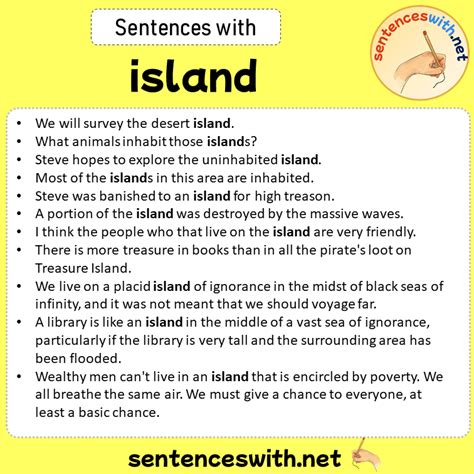 Example sentences with Island