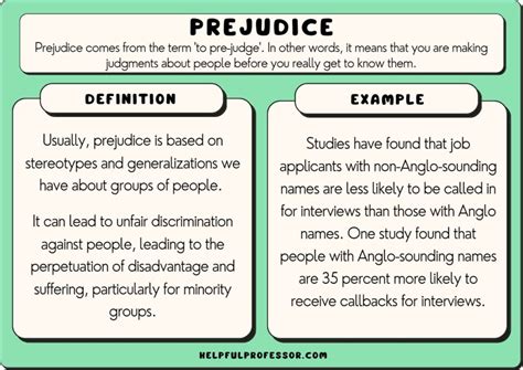 Examples Of Prejudice And Innate - 950 Words Cram